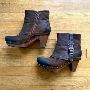 Earthies Lacarne oiled leather booties
